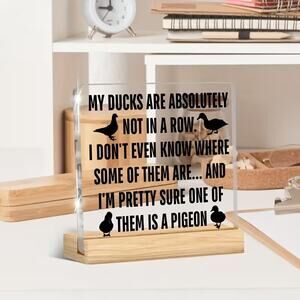 #6688 Hello Kitty & Friends Desk acryllic Funny Sign